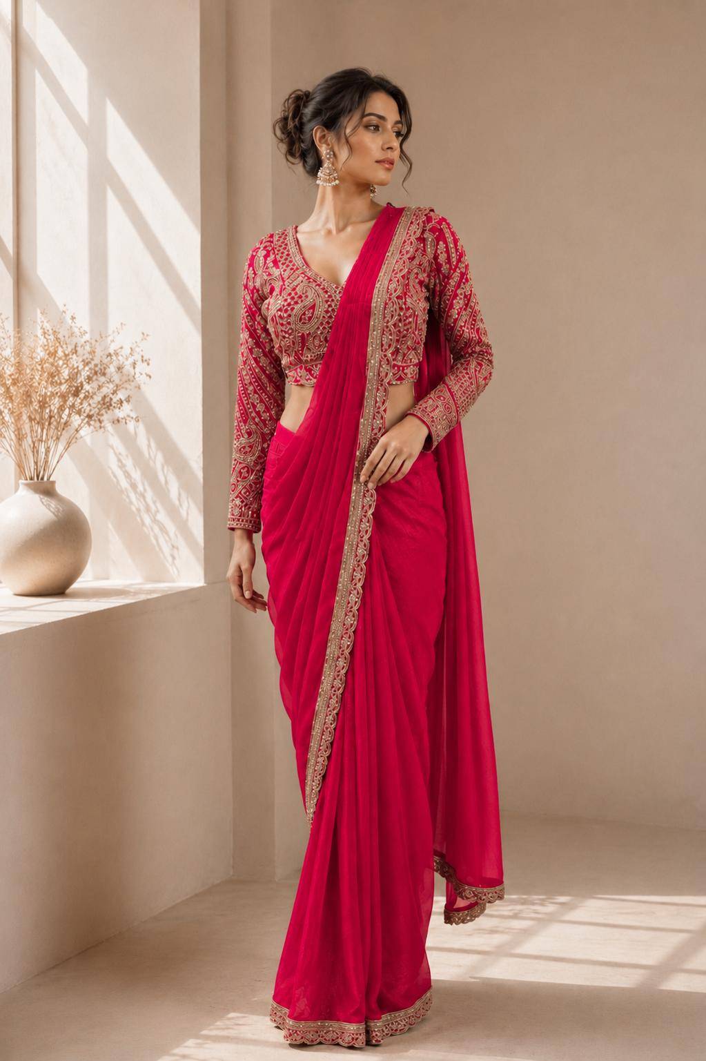 A521 By Amoha Trendz 521 A TO 521 C SERIES Indian Traditional Wear Collection Fancy Colorful Party Wear Stitched Sarees At Wholesale Price